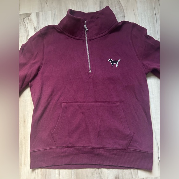 PINK Victoria's secret Quarter Zip - Picture 2 of 4